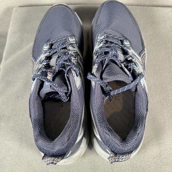 ASICS Gel-Venture 9 Shoes Womens Size 9 Navy Blue Gray Trail Running 1012B313 - Picture 7 of 11